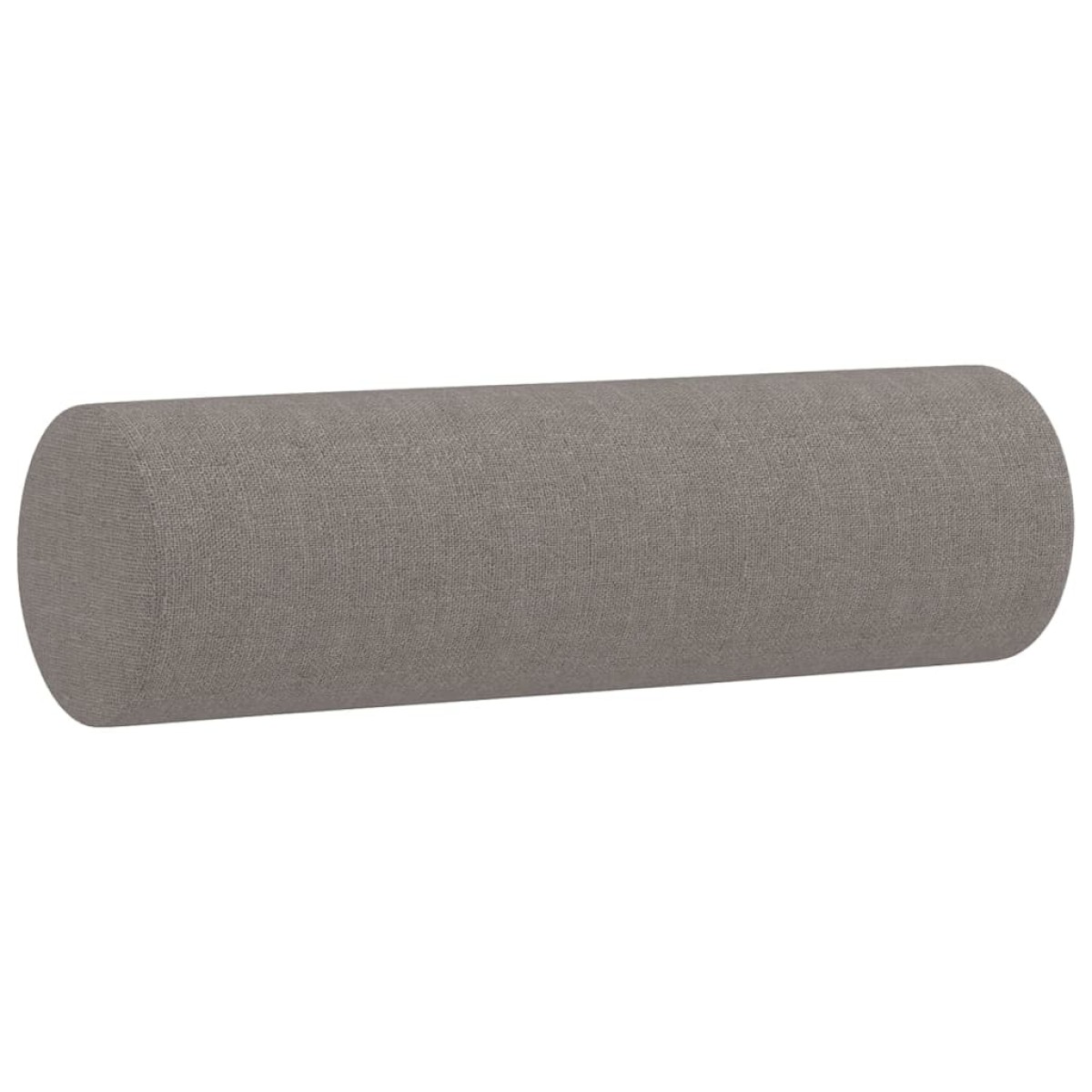 vidaXL Μαξιλάρια Διακοσμητικά 2 τεμ. Taupe Ø15 x 50 εκ. Υφασμάτινα