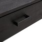 vidaXL Τραπεζάκι Σαλονιού Μαύρο 90 x 50 x 35 εκ. από Μασίφ Ξύλο Πεύκου