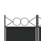 vidaXL Διαχωριστικό Δωματίου με 4 Πάνελ Μαύρο 160x220 εκ. Υφασμάτινο