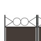 vidaXL Διαχωριστικό Δωματίου με 6 Πάνελ Καφέ 240x220 εκ. από Ύφασμα