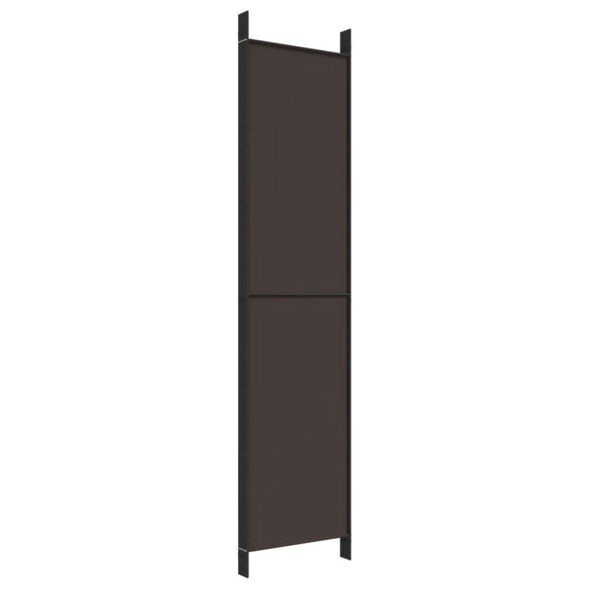 vidaXL Διαχωριστικό Δωματίου με 5 Πάνελ Καφέ 250x220 εκ. από Ύφασμα