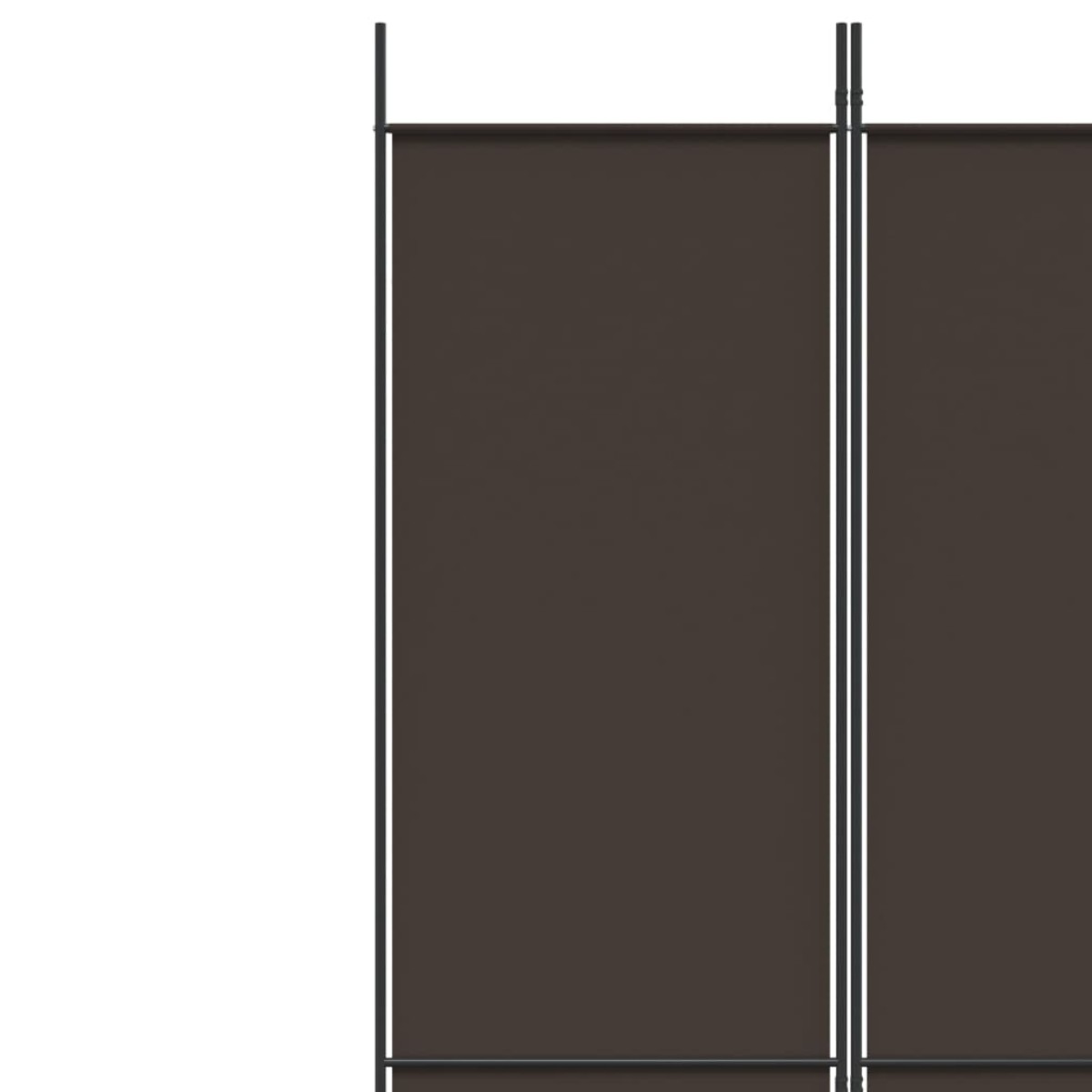 vidaXL Διαχωριστικό Δωματίου με 6 Πάνελ Καφέ 300x220 εκ. από Ύφασμα