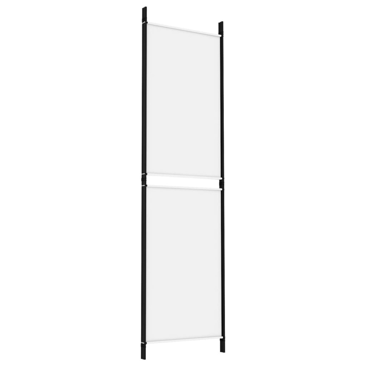 vidaXL Διαχωριστικό Δωματίου με 3 Πάνελ Λευκό 150 x 180 εκ. Υφασμάτινο