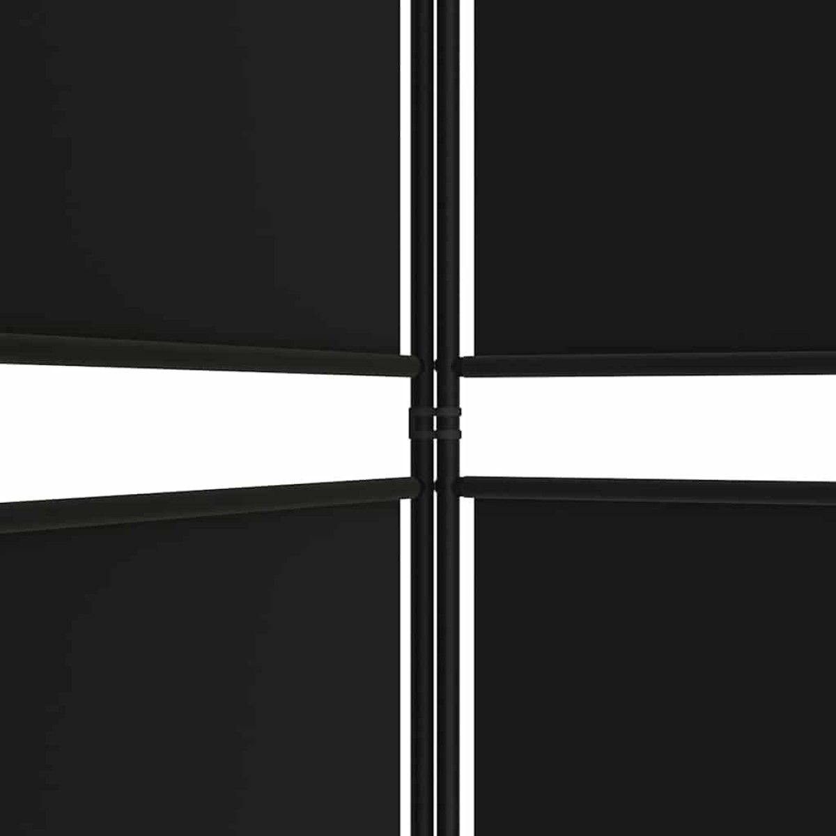 vidaXL Διαχωριστικό Δωματίου με 3 Πάνελ Μαύρο 150x200 εκ. από Ύφασμα