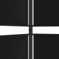 vidaXL Διαχωριστικό Δωματίου με 6 Πάνελ Μαύρο 300x200 εκ. από Ύφασμα