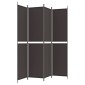vidaXL Διαχωριστικό Δωματίου με 4 Πάνελ Μαύρο 200 x 220 εκ. Υφασμάτινο