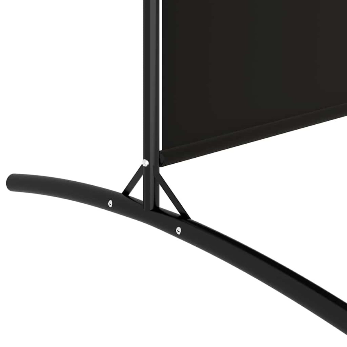 vidaXL Διαχωριστικό Δωματίου με 2 Πάνελ Μαύρο 348x180 εκ. από Ύφασμα