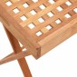 vidaXL Τραπέζι Δίσκος Πτυσσόμενο 52x36x56,5 εκ. Μασίφ Ξύλο Καρυδιάς