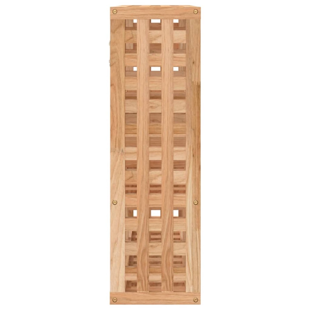 vidaXL Ράφι Τοίχου 49 x 15 x 49 εκ. από Μασίφ Ξύλο Καρυδιάς