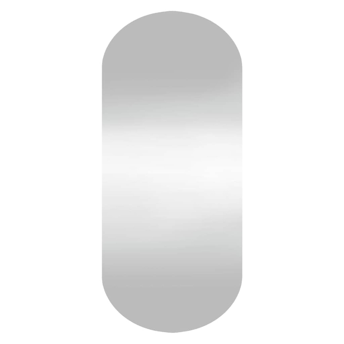 vidaXL Καθρέφτης Τοίχου Οβάλ 35 x 80 εκ. από Γυαλί