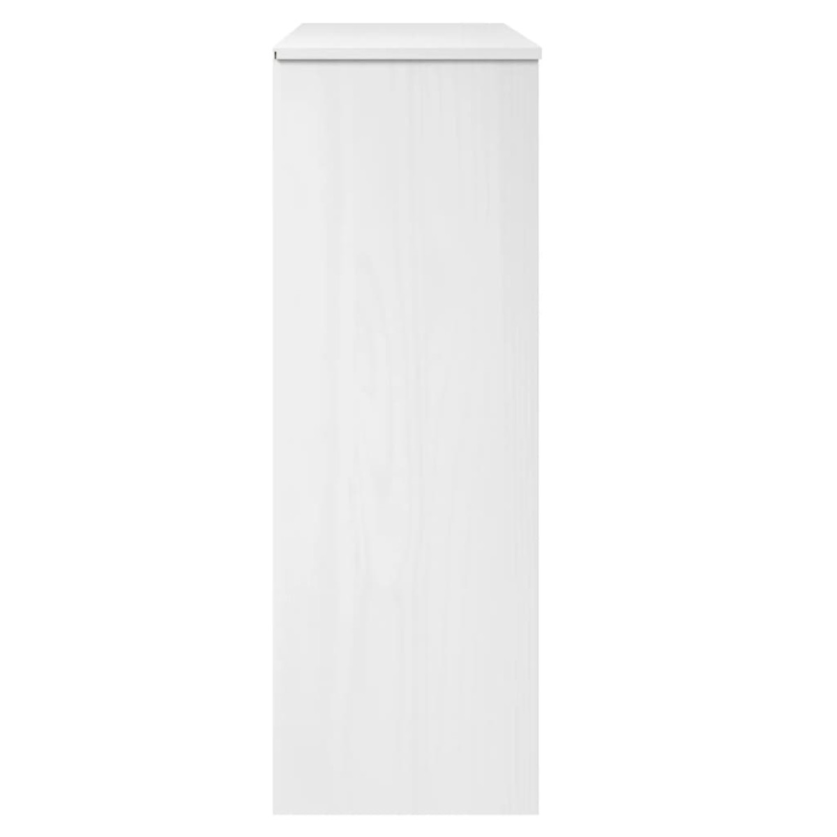 vidaXL Πάνω Μέρος Ντουλαπιού MOLDE Λευκό 90x35x100 εκ. Μασίφ Πεύκο