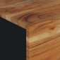 vidaXL Τραπεζάκι Σαλονιού 80x50x40 εκ. Μασίφ Ξύλο Ακακίας & Επεξ. Ξύλο