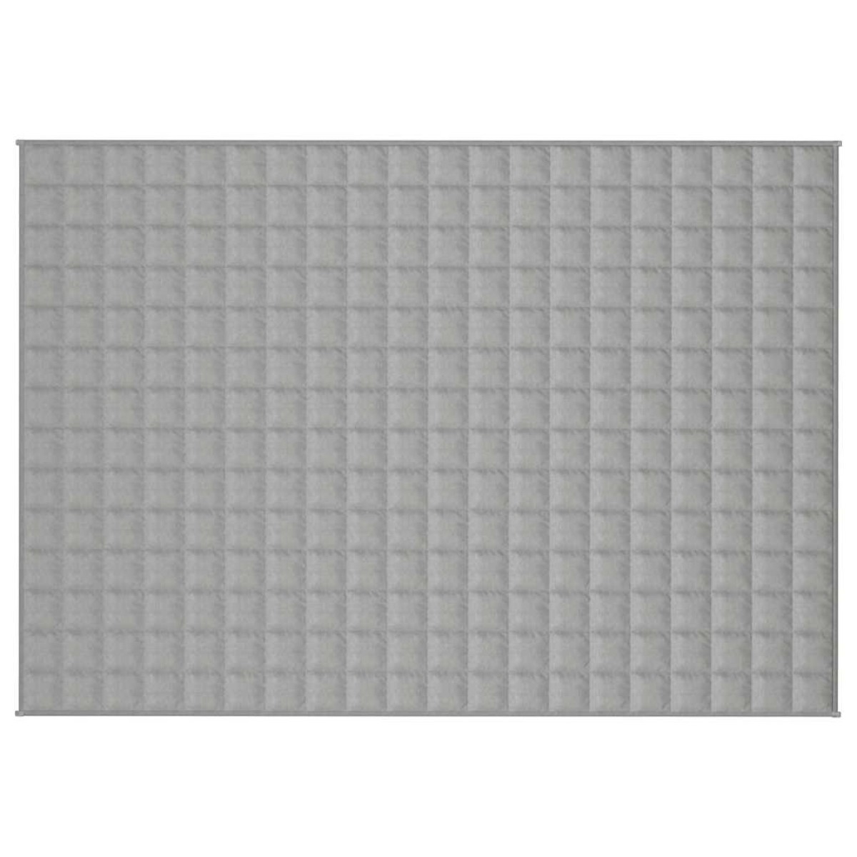 vidaXL Κουβέρτα Βαρύτητας Γκρι 138 x 200 εκ. 10 κ. Υφασμάτινη