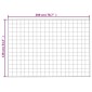 vidaXL Κουβέρτα Βαρύτητας Μπλε 138 x 200 εκ. 10 κ. Υφασμάτινη