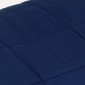 vidaXL Κουβέρτα Βαρύτητας Μπλε 200 x 225 εκ. 9 κ. Υφασμάτινη