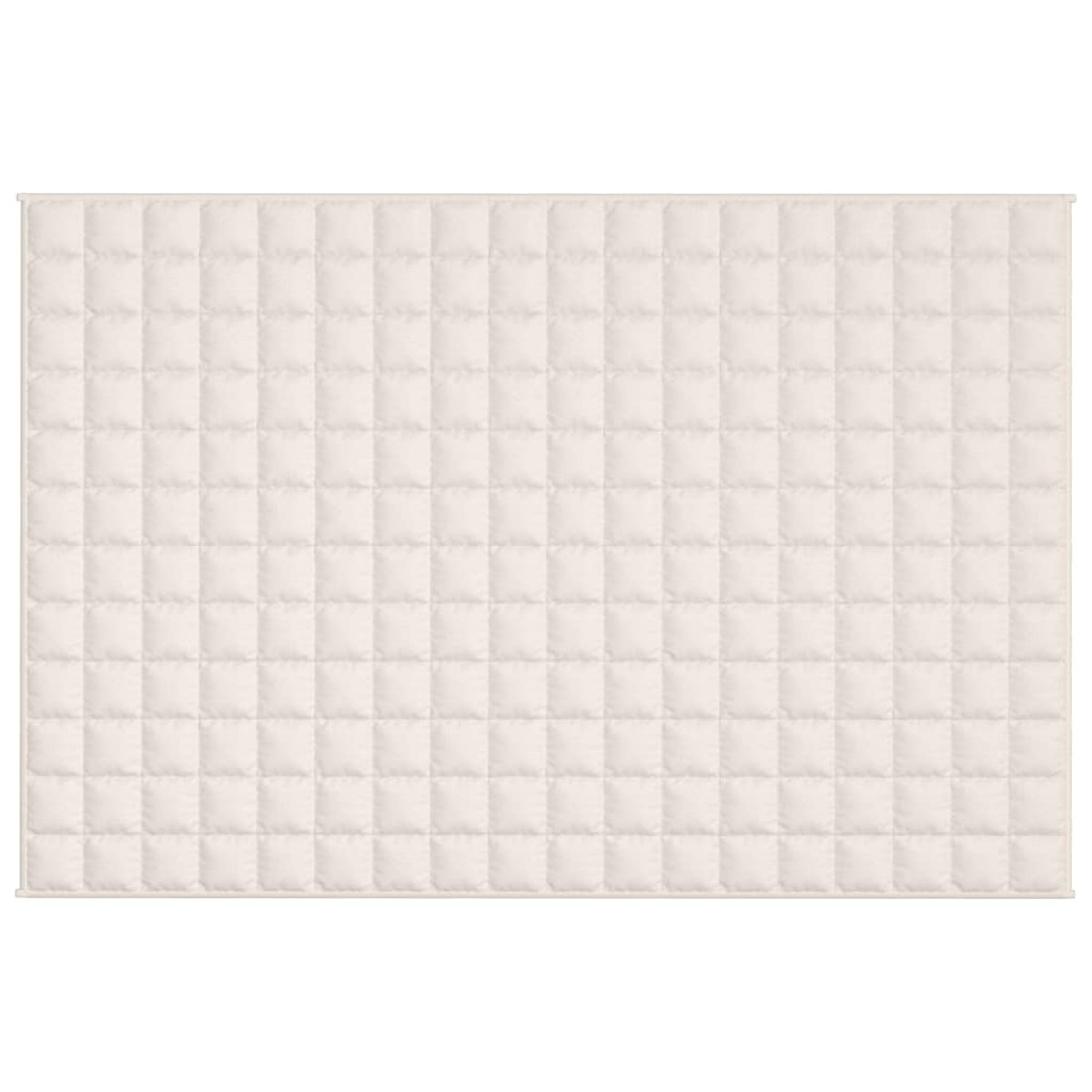 vidaXL Κουβέρτα Βαρύτητας Ανοιχτό Κρεμ 120 x 180 εκ. 5 κ. Υφασμάτινη