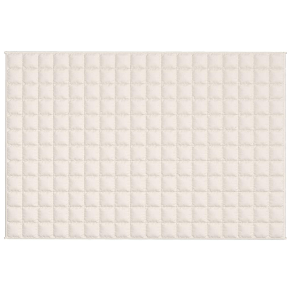 vidaXL Κουβέρτα Βαρύτητας Ανοιχτό Κρεμ 120 x 180 εκ. 9 κ. Υφασμάτινη