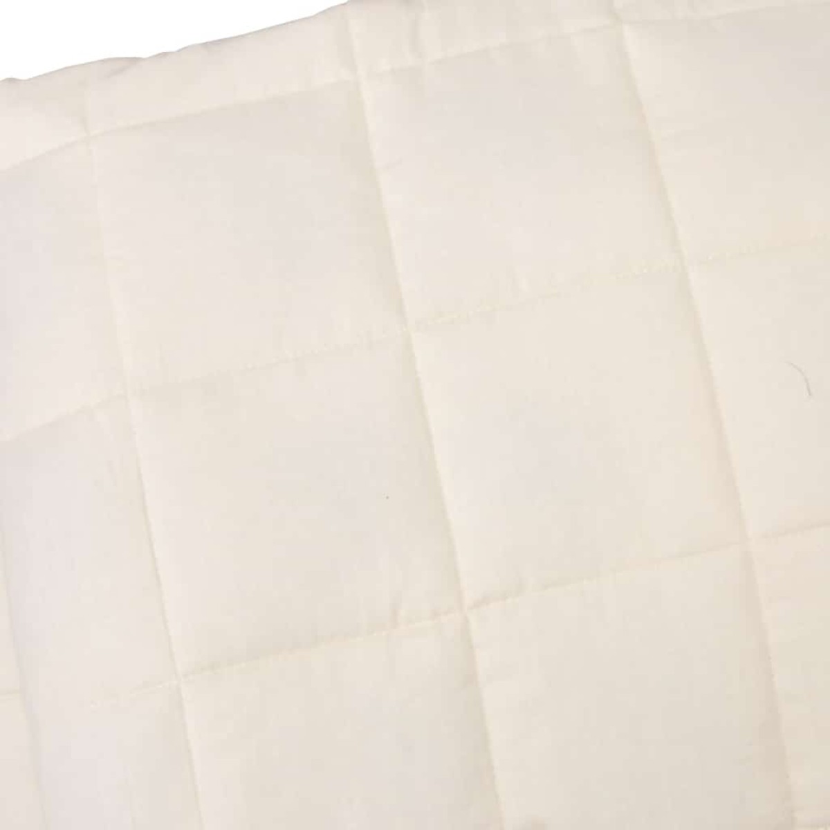 vidaXL Κουβέρτα Βαρύτητας Ανοιχτό Κρεμ 138 x 200 εκ. 10 κ. Υφασμάτινη