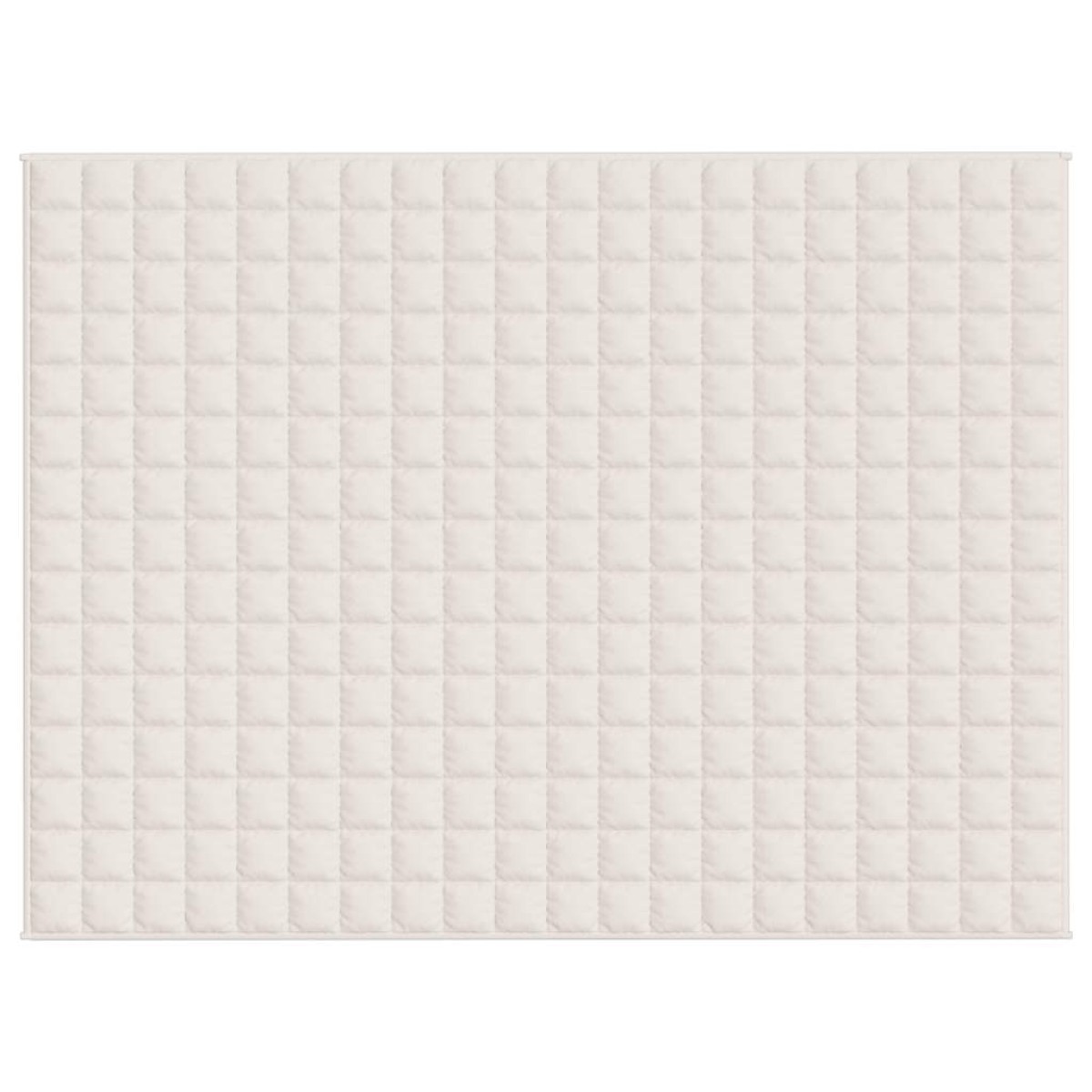 vidaXL Κουβέρτα Βαρύτητας Ανοιχτό Κρεμ 150 x 200 εκ. 7 κ. Υφασμάτινη