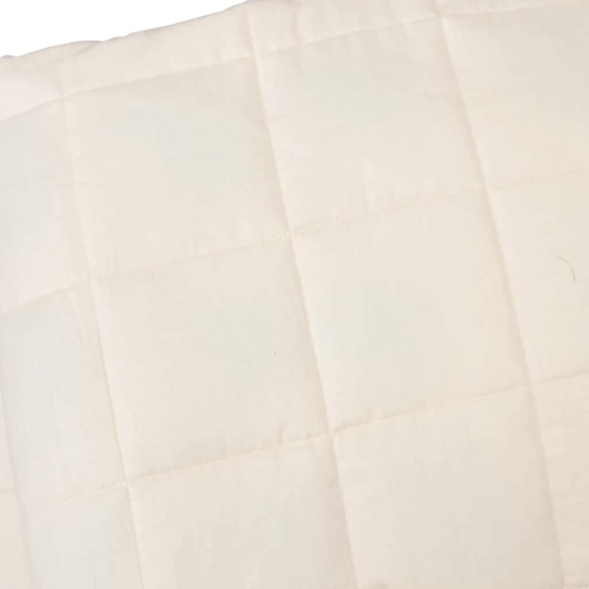 vidaXL Κουβέρτα Βαρύτητας Ανοιχτό Κρεμ 200 x 200 εκ. 9 κ. Υφασμάτινη