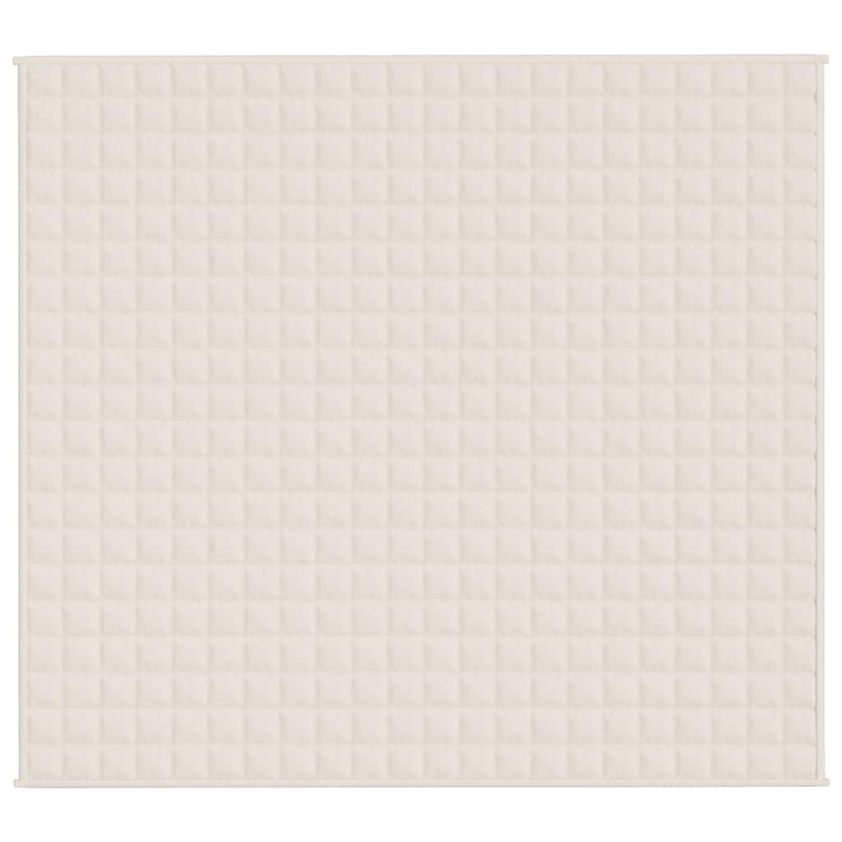 vidaXL Κουβέρτα Βαρύτητας Ανοιχτό Κρεμ 200 x 225 εκ. 9 κ. Υφασμάτινη