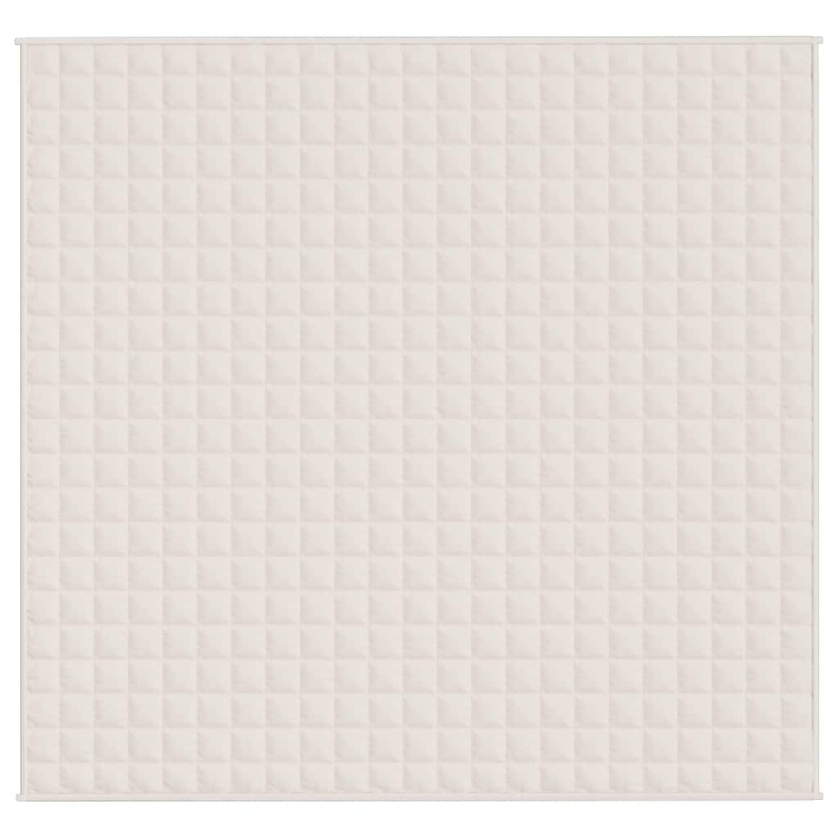 vidaXL Κουβέρτα Βαρύτητας Ανοιχτό Κρεμ 220 x 235 εκ. 15 κ. Υφασμάτινη