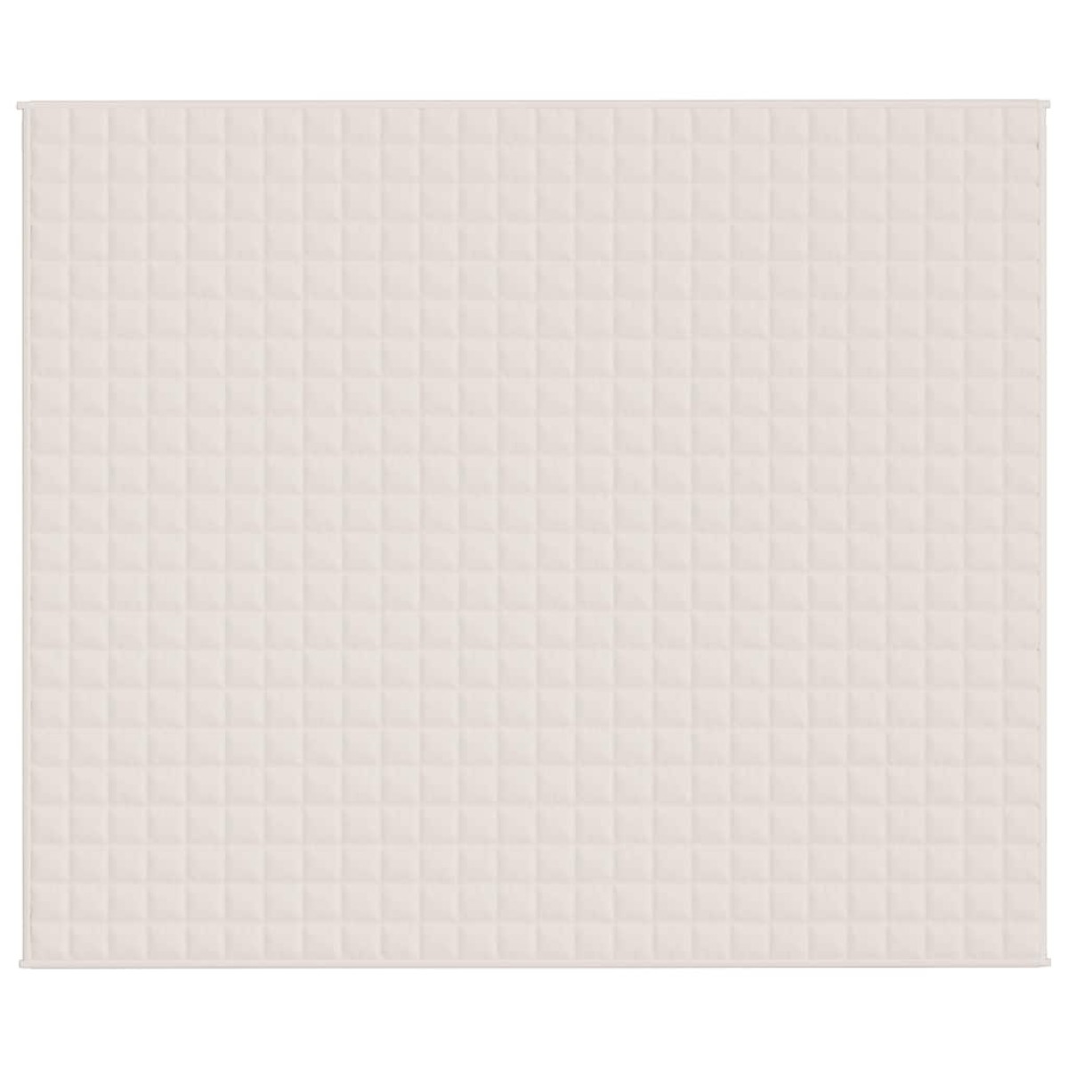 vidaXL Κουβέρτα Βαρύτητας Ανοιχτό Κρεμ 220 x 260 εκ. 15 κ. Υφασμάτινη