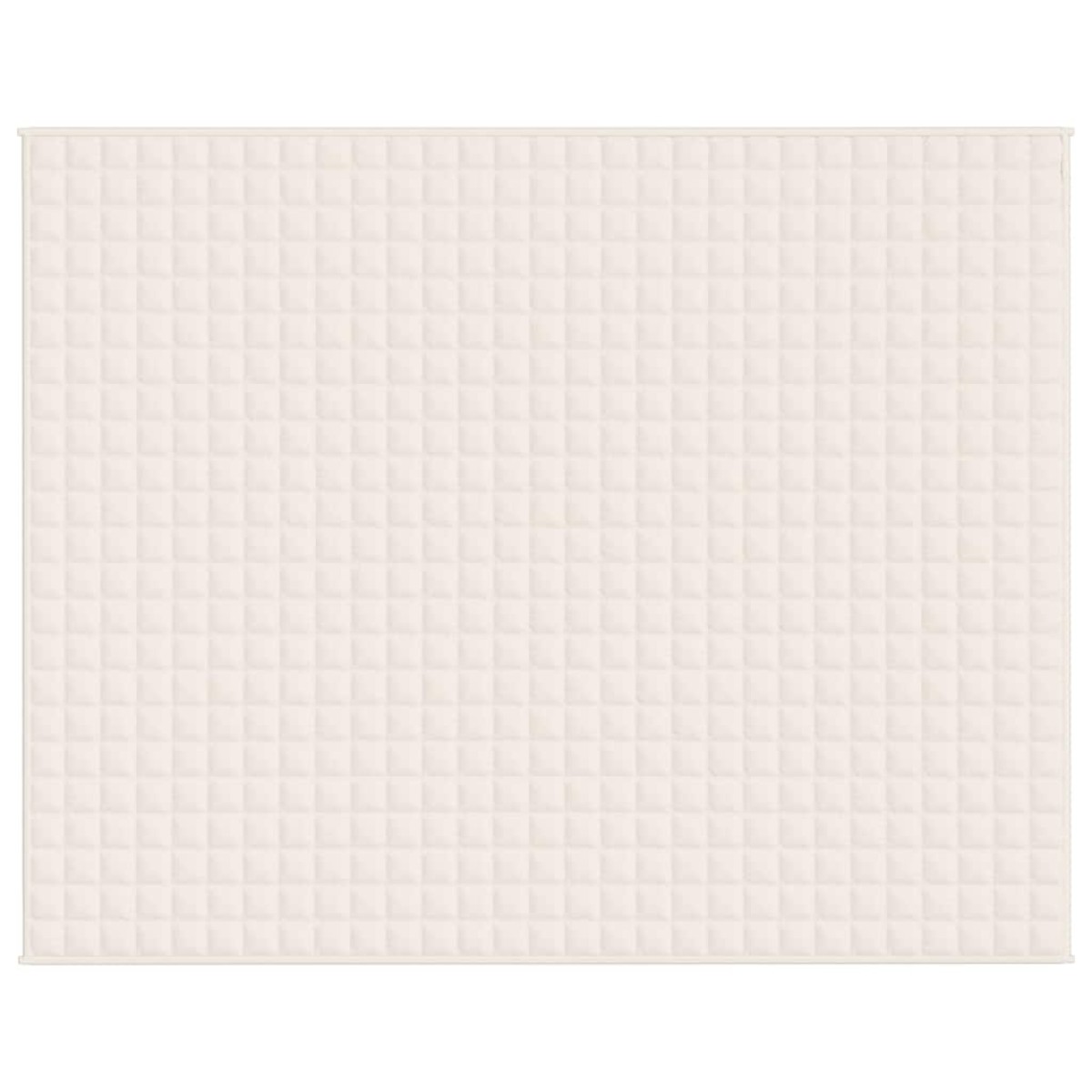 vidaXL Κουβέρτα Βαρύτητας Ανοιχτό Κρεμ 235 x 290 εκ. 15 κ. Υφασμάτινη
