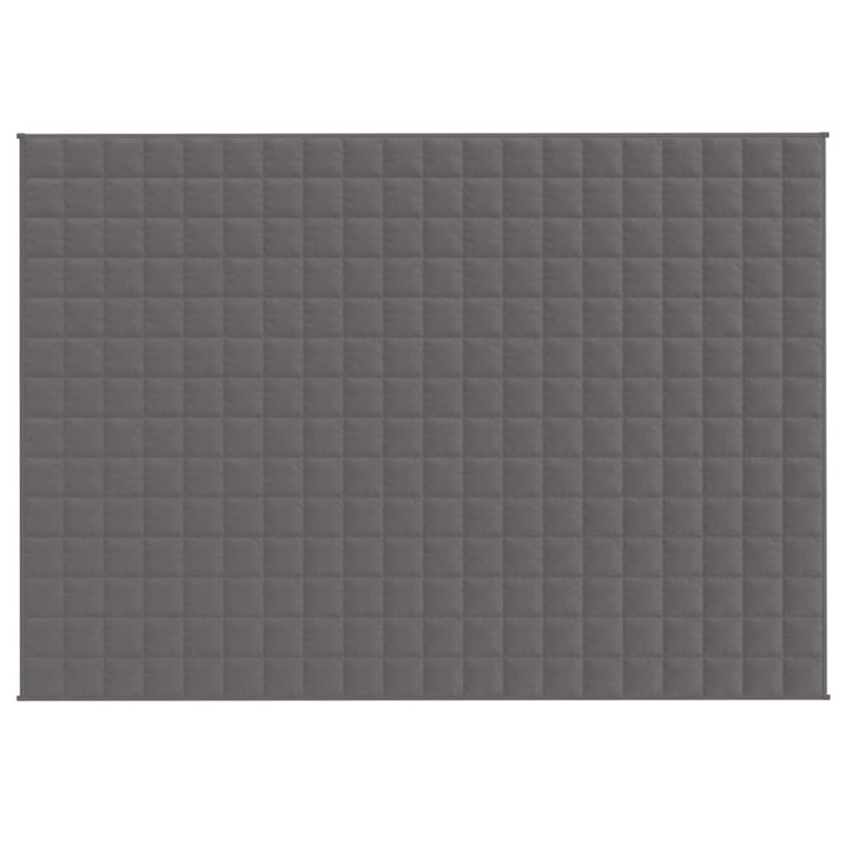 vidaXL Κουβέρτα Βαρύτητας Γκρι 138 x 200 εκ. 6 κ. Υφασμάτινη