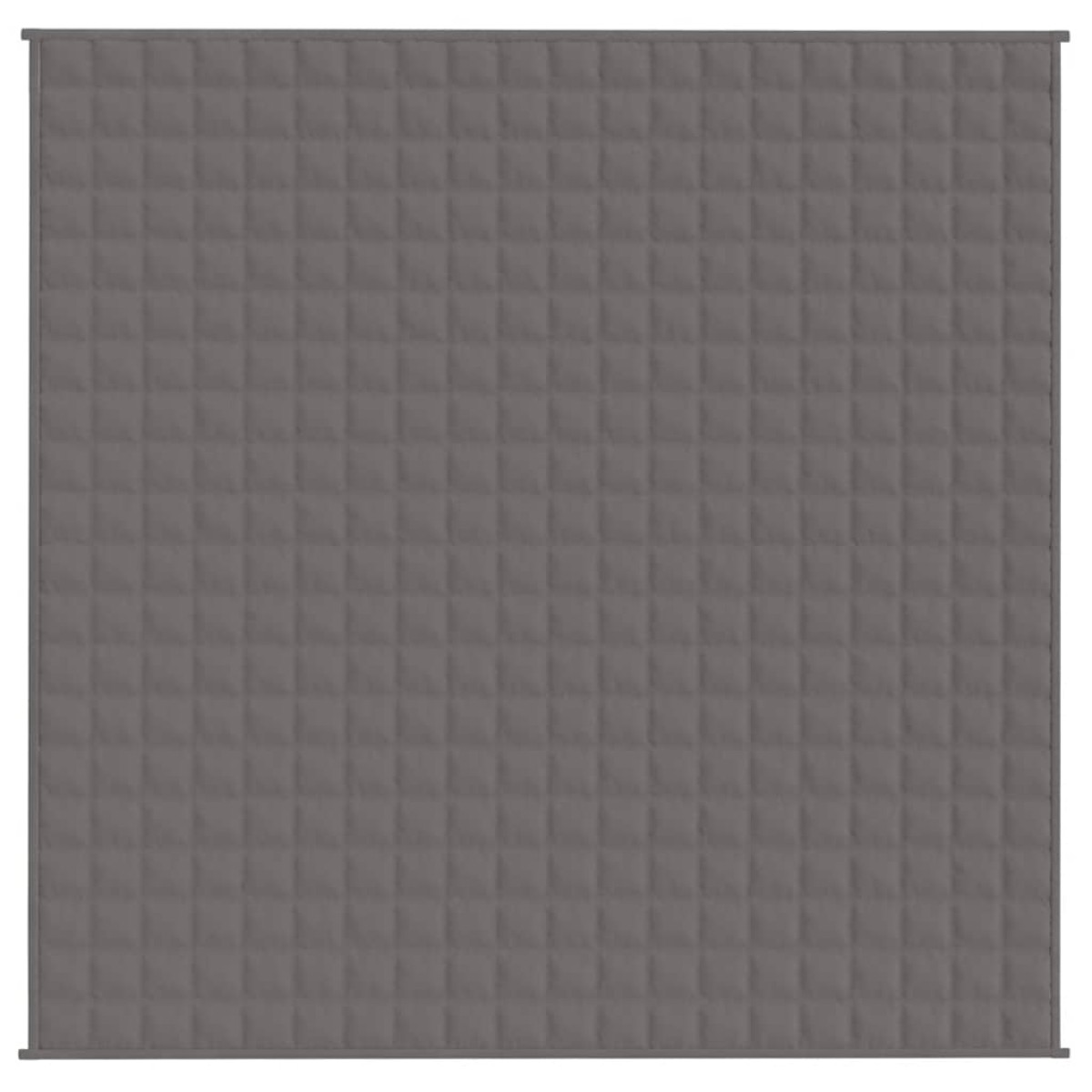vidaXL Κουβέρτα Βαρύτητας Γκρι 200 x 200 εκ. 9 κ. Υφασμάτινη