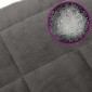 vidaXL Κουβέρτα Βαρύτητας Γκρι 235 x 290 εκ. 15 κ. Υφασμάτινη