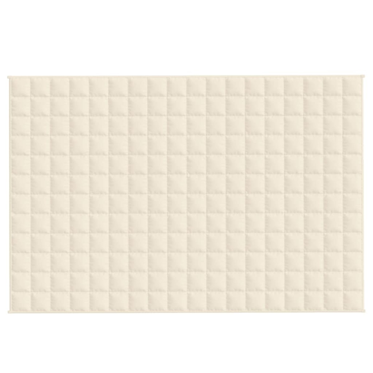 vidaXL Κουβέρτα Βαρύτητας Ανοιχτό Κρεμ 120 x 180 εκ. 5 κ. Υφασμάτινη