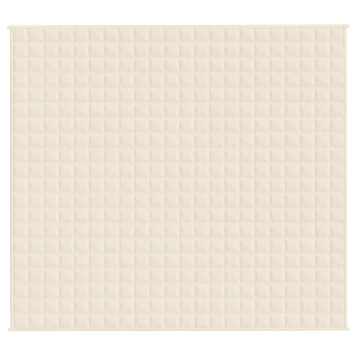 vidaXL Κουβέρτα Βαρύτητας Ανοιχτό Κρεμ 200 x 225 εκ. 9 κ. Υφασμάτινη