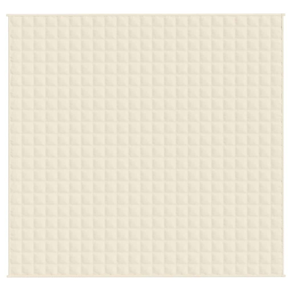 vidaXL Κουβέρτα Βαρύτητας Ανοιχτό Κρεμ 220 x 235 εκ. 11 κ. Υφασμάτινη