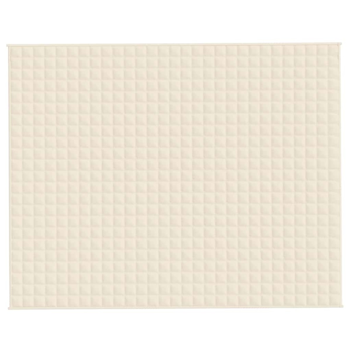 vidaXL Κουβέρτα Βαρύτητας Ανοιχτό Κρεμ 235 x 290 εκ. 15 κ. Υφασμάτινη