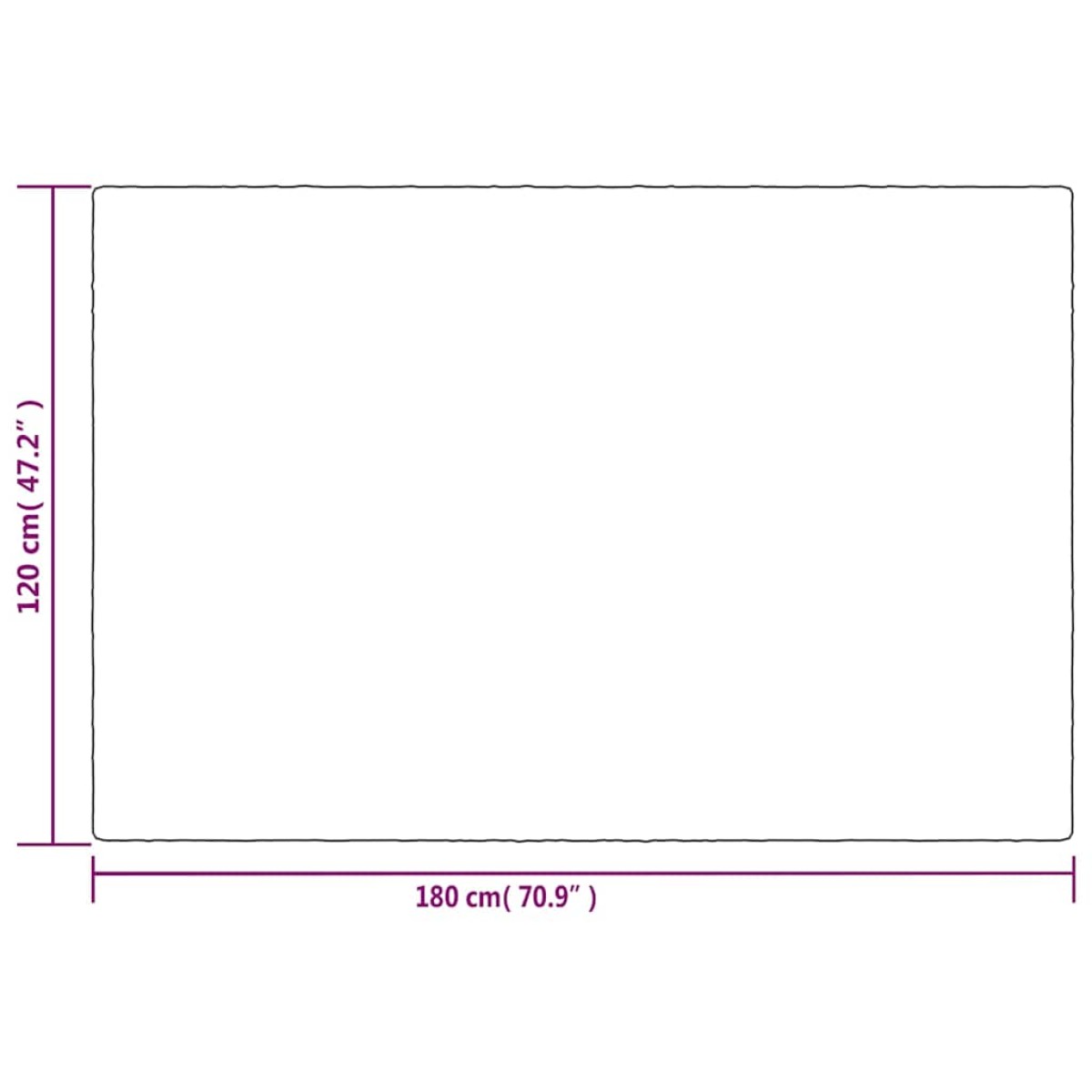 vidaXL Κουβέρτα Βαρύτητας με Κάλυμμα Γκρι 120x180 εκ. 5 κ. Υφασμάτινη
