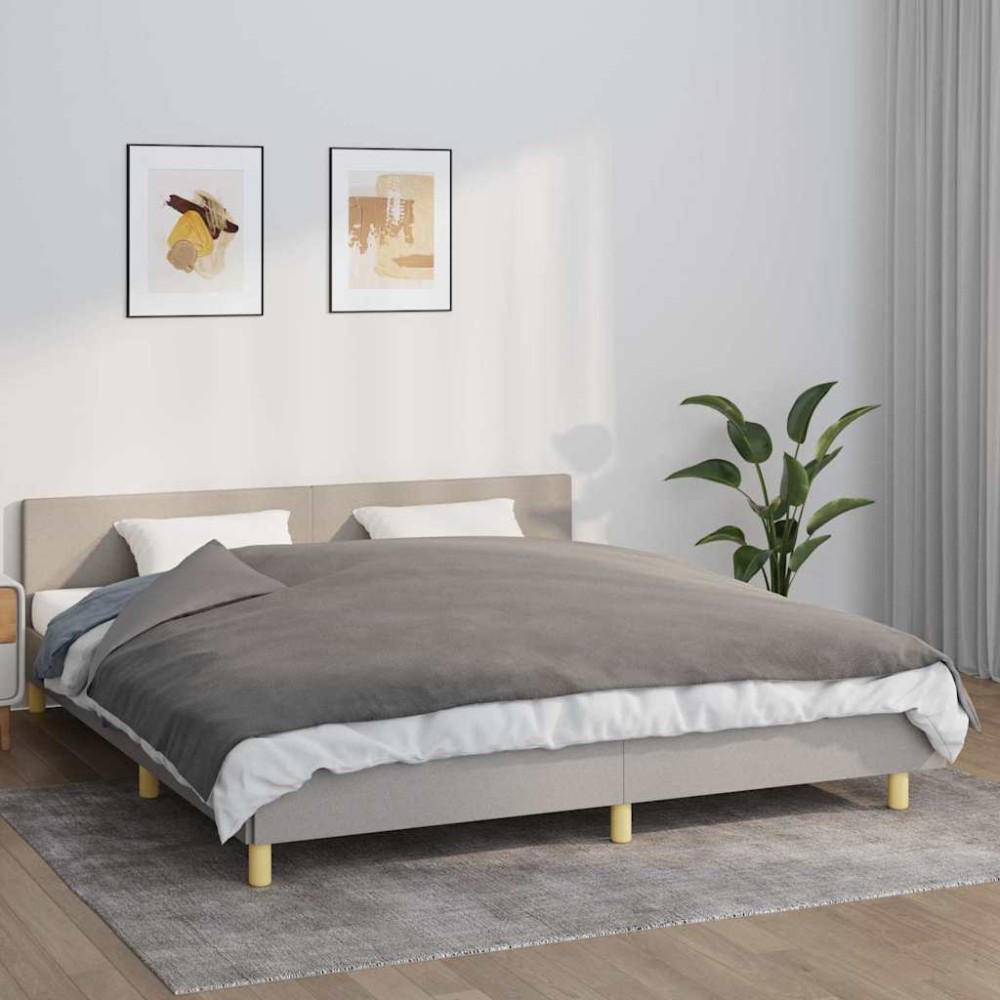 vidaXL Κουβέρτα Βαρύτητας με Κάλυμμα Γκρι 155x220 εκ. 11 κ. Υφασμάτινη