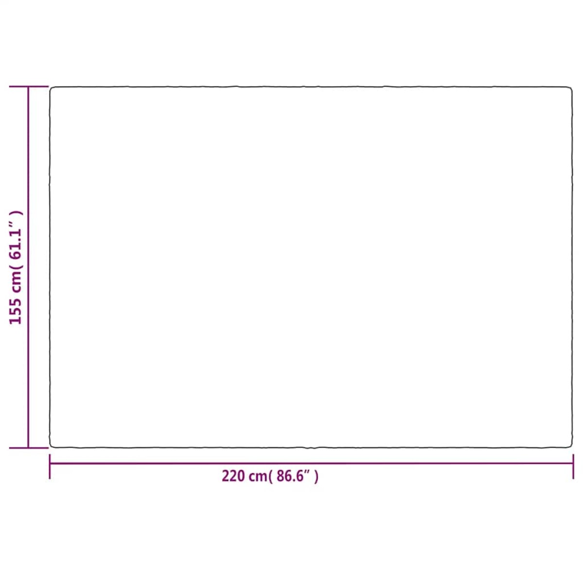 vidaXL Κουβέρτα Βαρύτητας με Κάλυμμα Γκρι 155x220 εκ. 11 κ. Υφασμάτινη