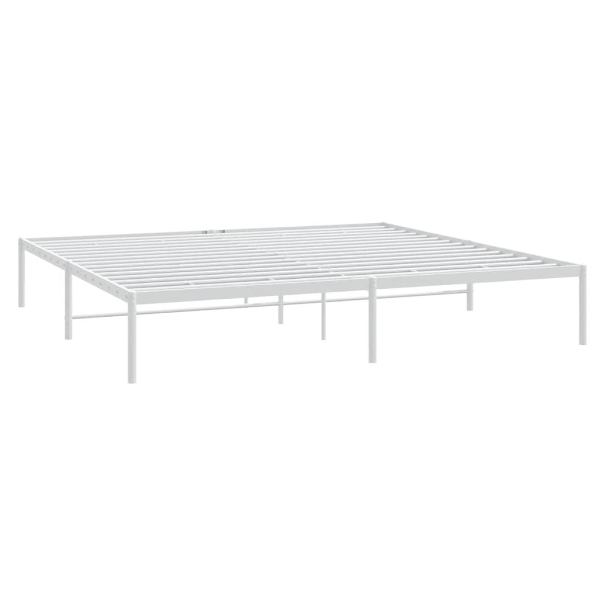 vidaXL Μεταλλικό Πλαίσιο Κρεβατιού Λευκό 180 x 200 εκ.