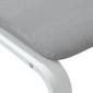 vidaXL Υποπόδιο Ανοιχτό Γκρι 51 x 41 x 40 εκ. Υφασμάτινο