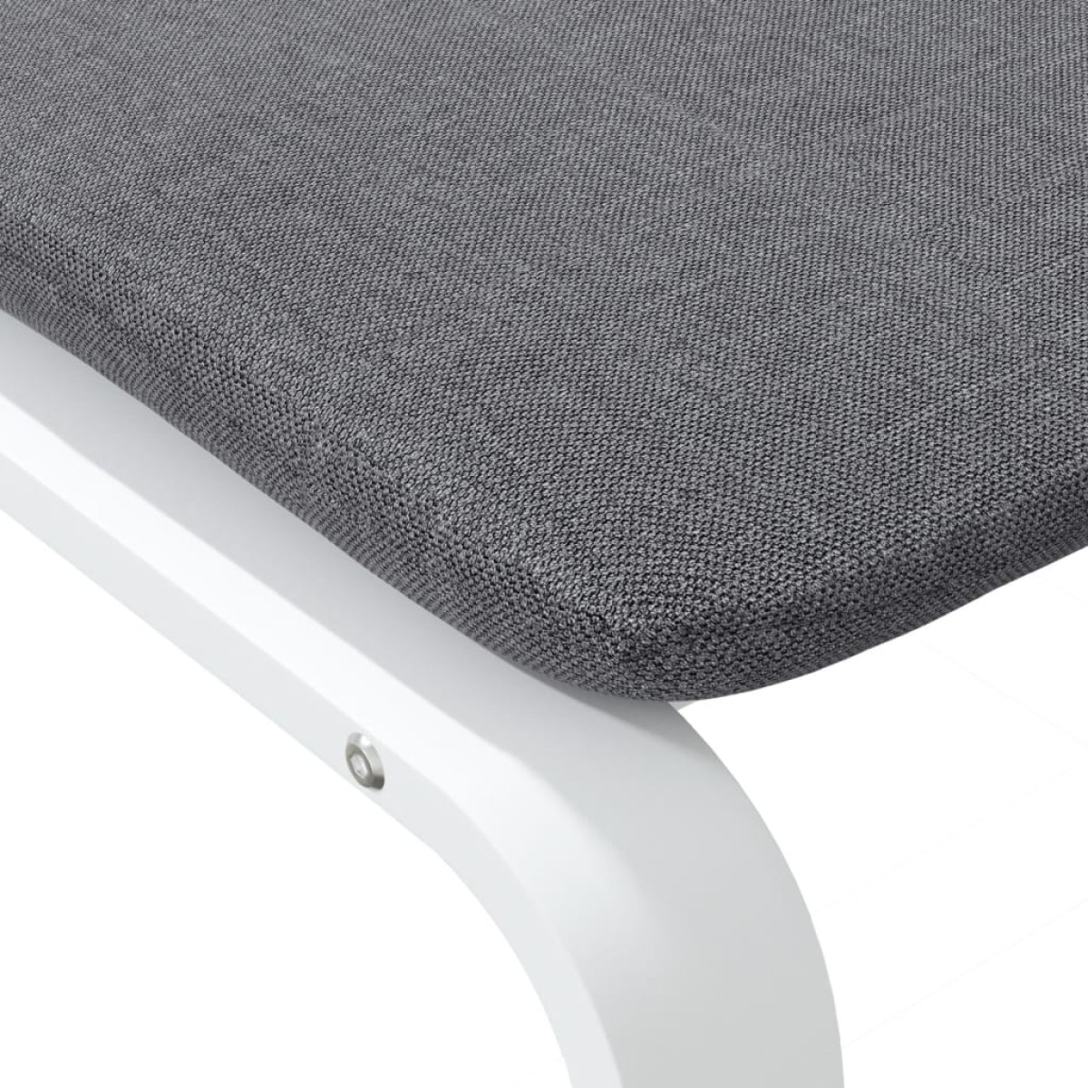 vidaXL Υποπόδιο Σκούρο Γκρι 51 x 41 x 40 εκ. Υφασμάτινο