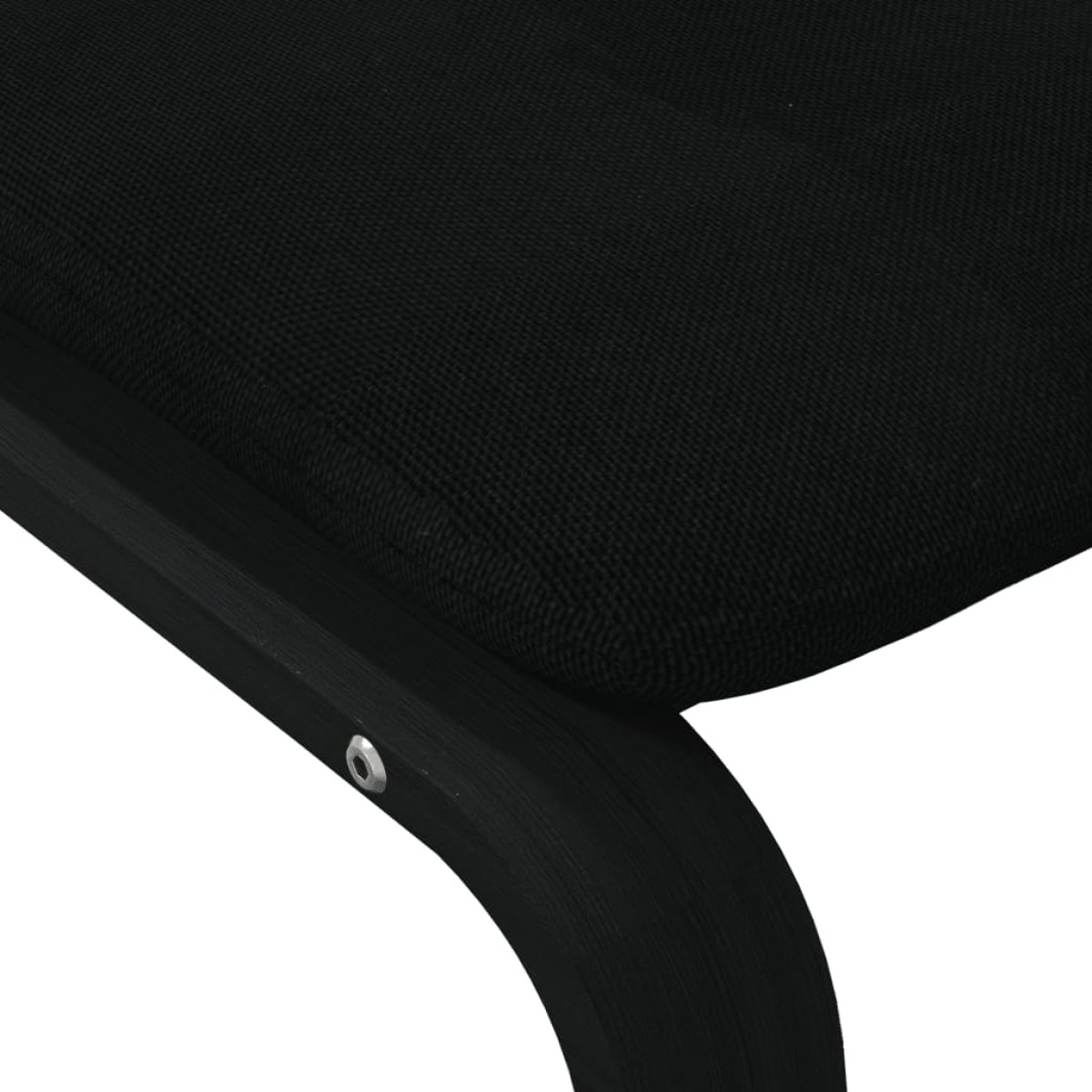 vidaXL Υποπόδιο Μαύρο 51 x 41 x 40 εκ. Υφασμάτινο