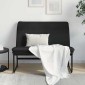 vidaXL Πάγκος Μαύρος 100x75x76 εκ. Υφασμάτινη