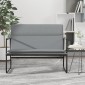 vidaXL Πάγκος Ανοιχτό Γκρι 100 x 64 x 80 εκ. Υφασμάτινος