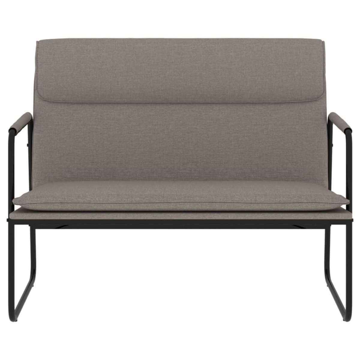 vidaXL Πάγκος Taupe 100 x 64 x 80 εκ. Υφασμάτινος