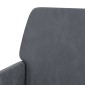 vidaXL Πάγκος Σκούρο Γκρι 108x79x79 εκ. Βελούδινος