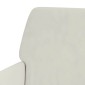 vidaXL Πάγκος Κρεμ 108x79x79 εκ. Βελούδινος