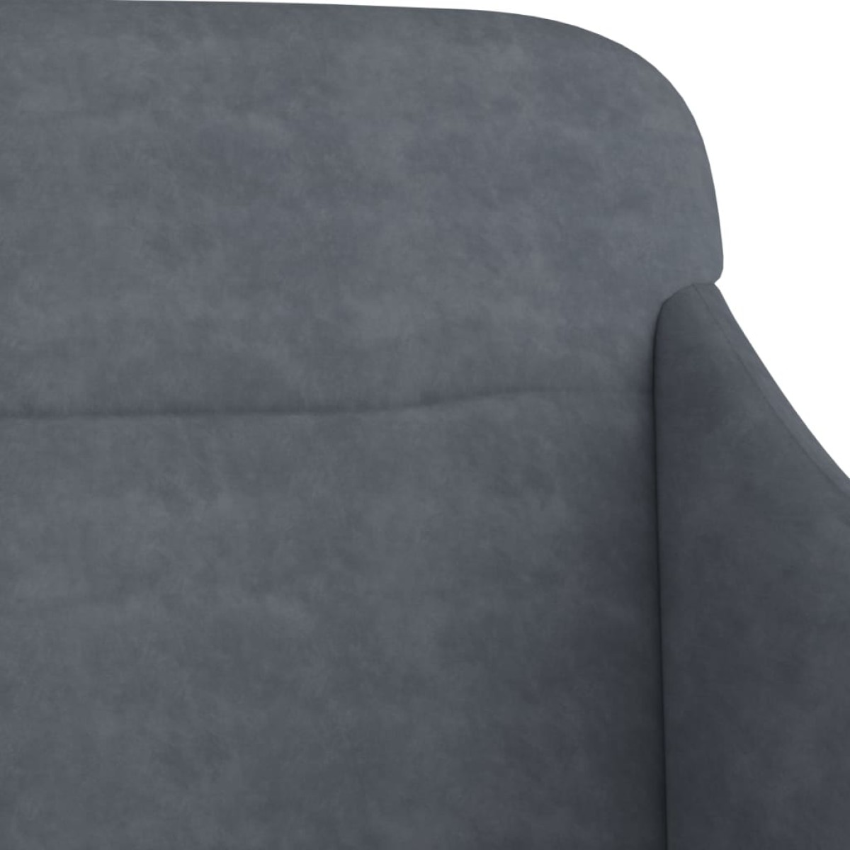 vidaXL Πάγκος Σκούρο Γκρι 110x76x80 εκ. Βελούδινος