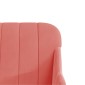 vidaXL Πάγκος Ροζ 110x76x80 εκ. Βελούδινος