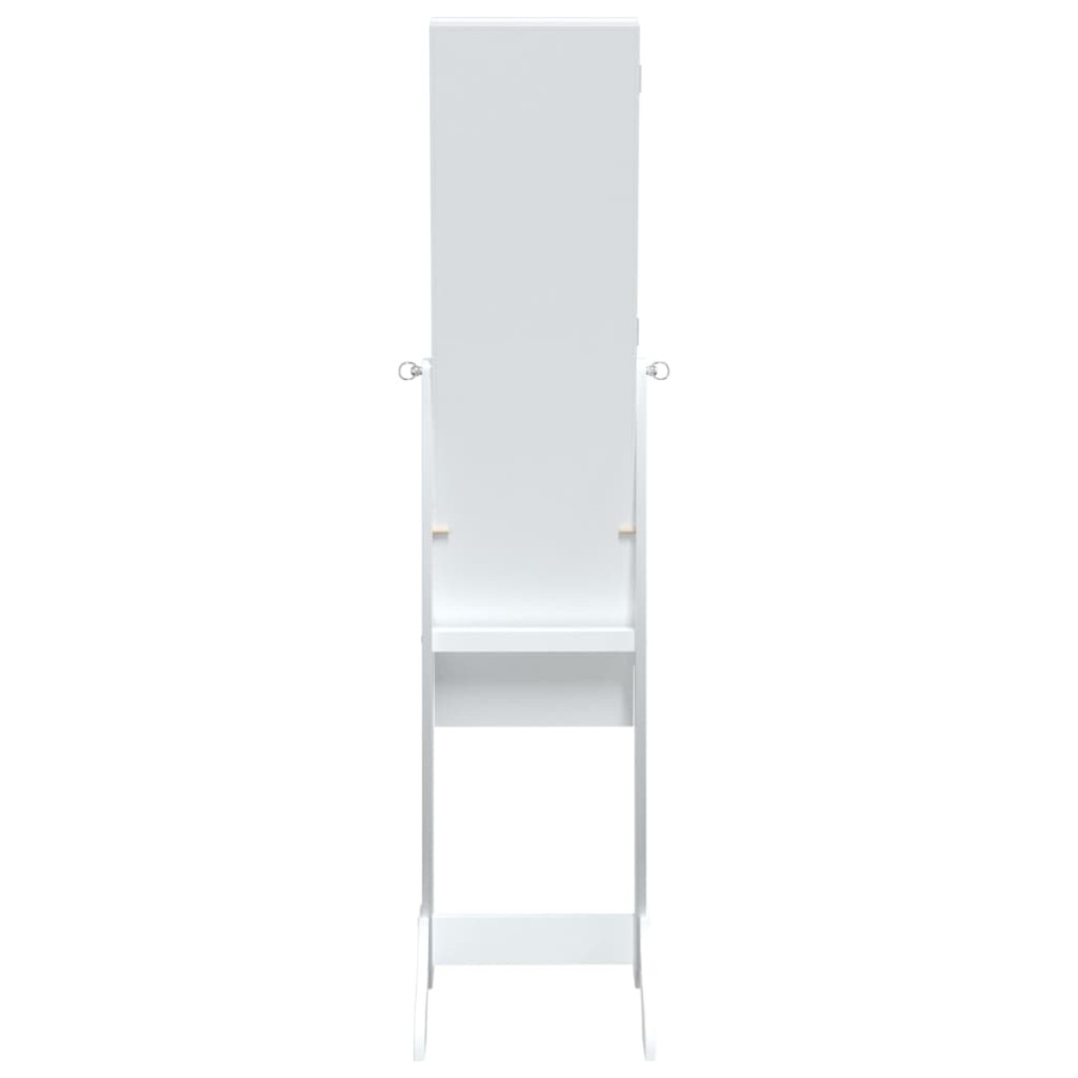 vidaXL Καθρέφτης Επιδαπέδιος Λευκός 34 x 37 x 146 εκ.